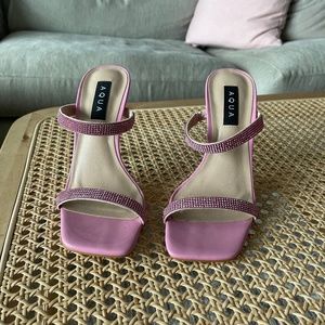 Never worn! Aqua Brand Pink Heels
